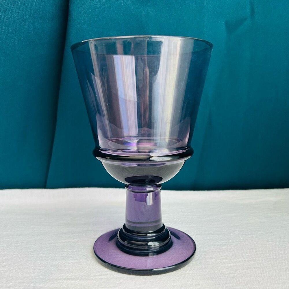 Waterford Crystal Darjeeling Purple Amethyst Water Goblet